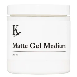Kreatima Matte Gel Medium, matt gelbasert medium for akrylmaling, 250 ml