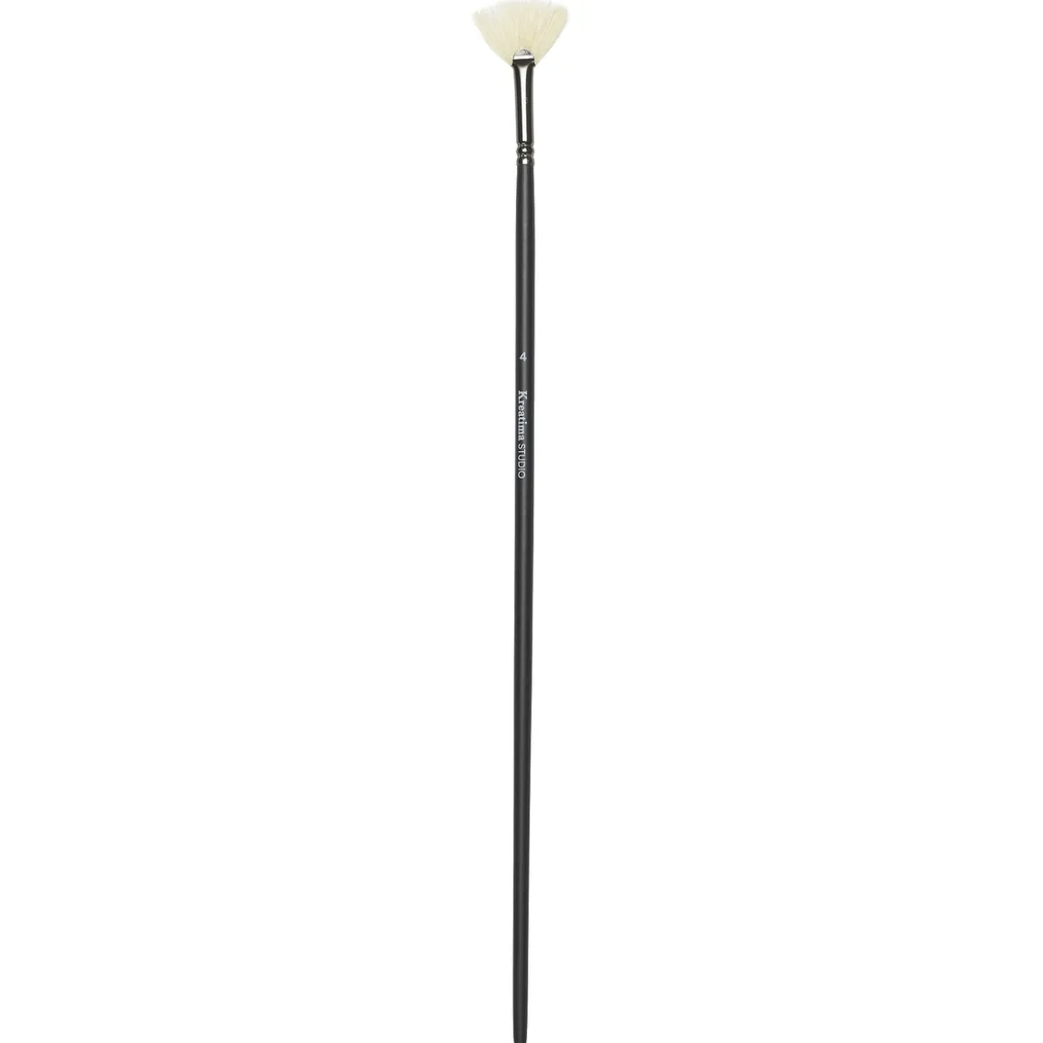 Kreatima pensel Studio Fan 4 – svinebustpensel med vifteformet bust