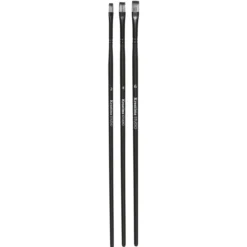 Kreatima pensel Studio Flat 3-pakning, nr. 2, 4, 6 – syntetiske pensler, flat bust