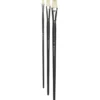 Kreatima pensel Studio Flat 3-pakning, #4, 8, 12 – svinebustpensler med flat bust