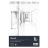 Kreatima Sketch spiralbundet skisseblokk A4 – 210×297 mm, 50 ark, 120 g/m²