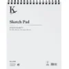 Kreatima Studio Sketch spiralbundet skisseblokk F3 (220x270 mm), 100 ark, 80 g/m²