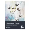 Kreatima Watercolour akvarellblokk 100 % bomull A5 (148×210 mm), 20 ark, 300 g/m²