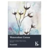 Kreatima Watercolour akvarellblokk 100 % bomull A6 (105×148 mm), 20 ark, 300 g/m²