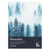 Kreatima Watercolour akvarellblokk A4 (210×297 mm), 20 ark, 260 g/m²