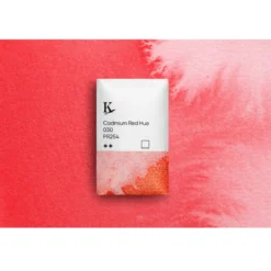 Kreatima Watercolour akvarellmaling 1/1 – Cadmium Red Hue 030 PR112
