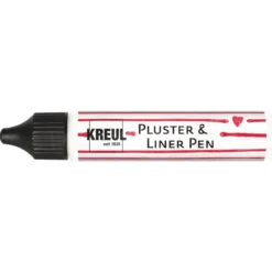 KREUL 3D Pen hvit 29 ml – skriv og tegn med fikserbar gummimasse