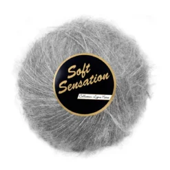 Lammy Garn Soft Sensation 25 g grå 38