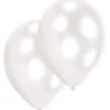 Lateksballonger 10-pakning Ø30 cm – hvit