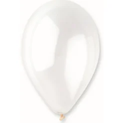 Lateksballong transparent 12 stk.