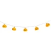 LED-lysslynge med 10 gresskar til Halloween, lengde 150 cm