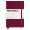 Leuchtturm1917 Notebook A5 Plain Port Red – Hardcover