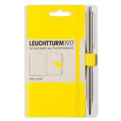 Leuchtturm1917 Pen Loop – sitrongul selvklebende penneholder til notatbøker