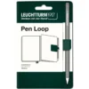 Leuchtturm1917 Pen Loop – skogsgrønn selvklebende penneholder til notatbøker