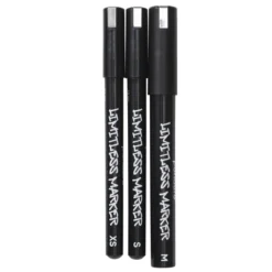 Limitless Marker Chrome Set – 3 kromfargede penner med Ø0,4 / 1 / 2,5 mm spiss
