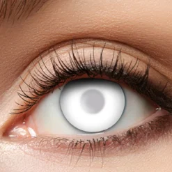 Linser Semi Blind White – blekhvite effektlinser som dekker pupillene dine, les nøye nedenfor