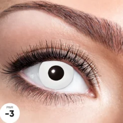 Linse White Zombie – effektlinse med styrke -3 – pris per linse
