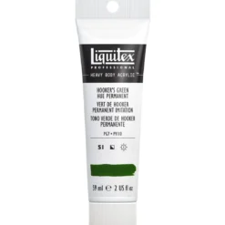 Liquitex Heavy Body akrylmaling 59 ml – 224 Hooker´s green hue permanent.