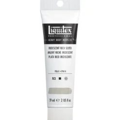 Liquitex Heavy Body akrylmaling 59 ml – 239 Iridescent rich silver