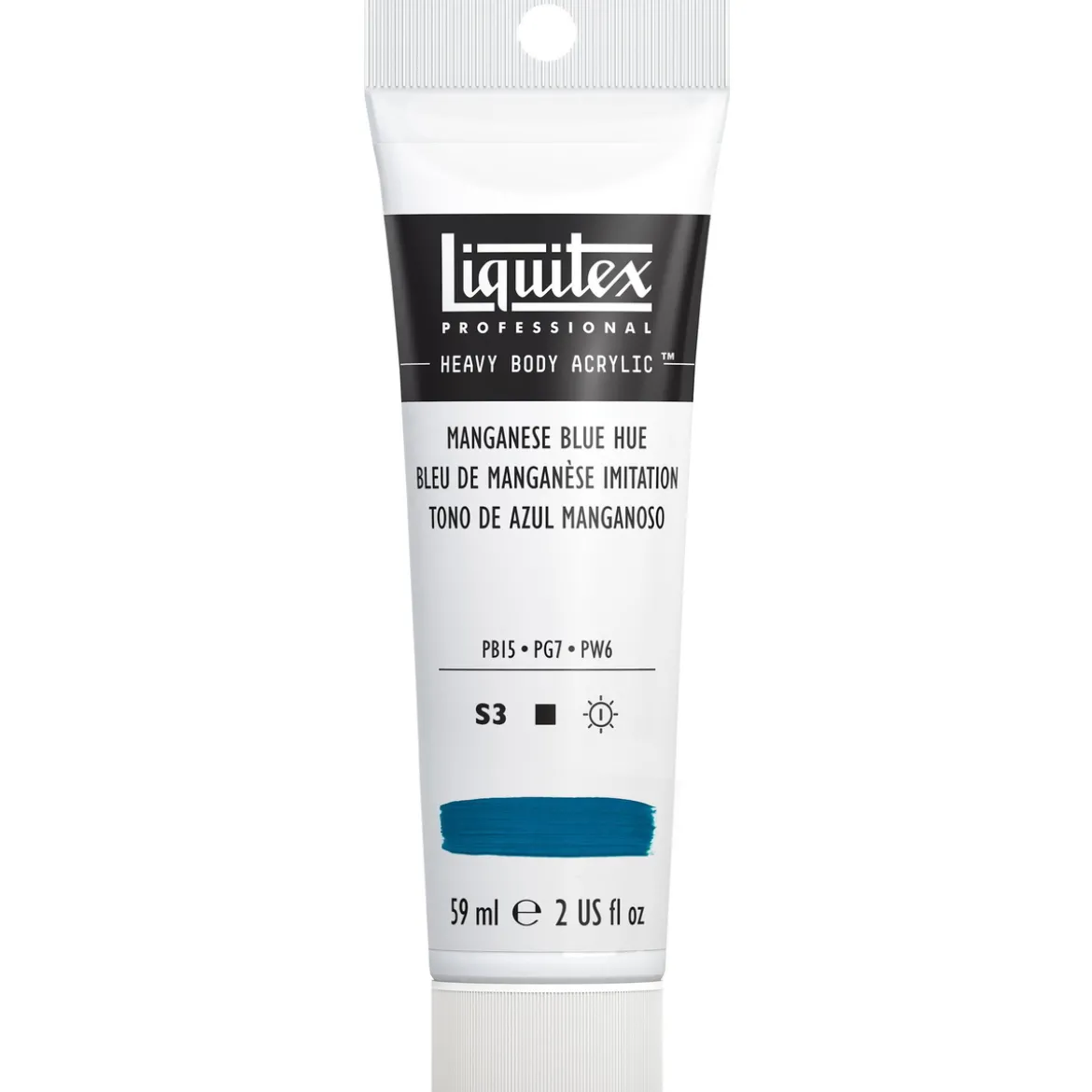 Liquitex Heavy Body akrylmaling 59 ml – 275 Manganese blue hue