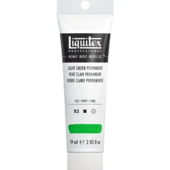 Liquitex Heavy Body akrylmaling 59 ml – 312 Light Green Permanent.