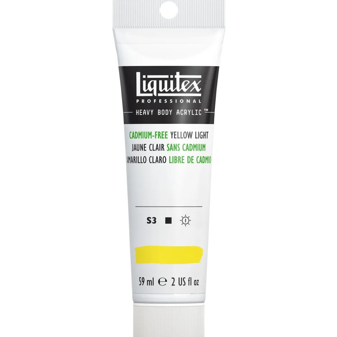 Liquitex Heavy Body akrylmaling 59 ml – 889 Cadmium Free Yellow Light