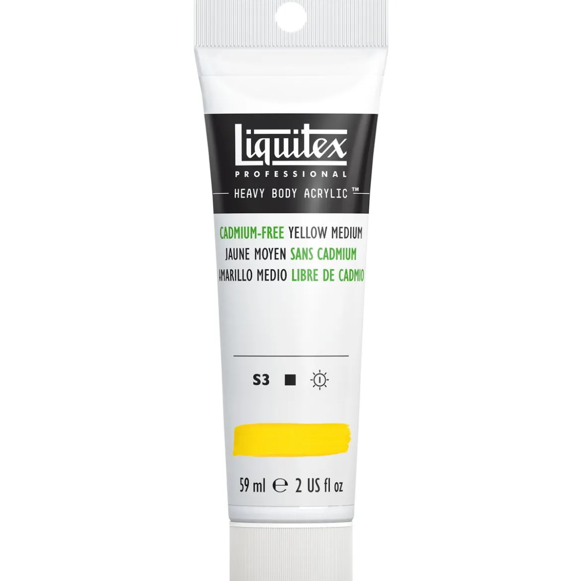 Liquitex Heavy Body akrylmaling 59 ml – 890 Cadmium Free Yellow Medium