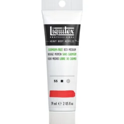 Liquitex Heavy Body akrylmaling 59 ml – 894 Cadmium Free Red Medium