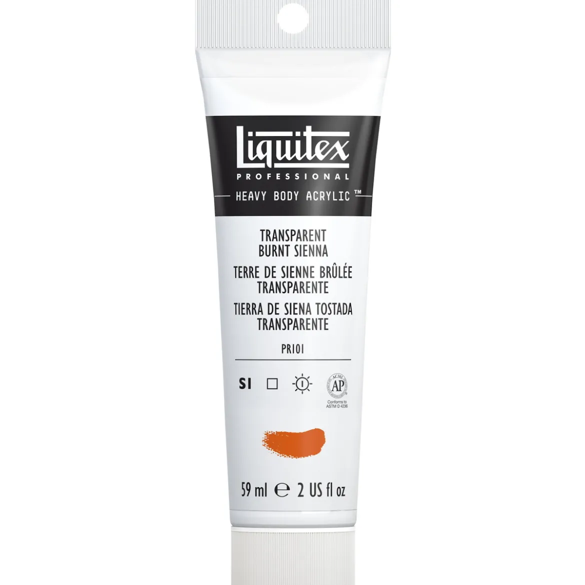 Liquitex Heavy Body akrylmaling 59 ml – 130 Transparent Burnt umber