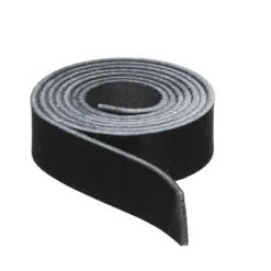 Lærremse 2 mm Sort 20mm/100cm