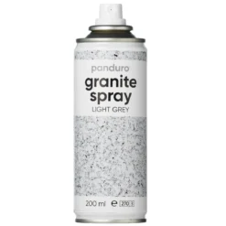 Lysegrå granittspray 200 ml – gi gjenstander et steinpreg