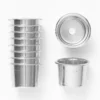 Lyshylser, tinnfargede. Ø23 mm, H 20 mm (antikklys), fremstilt i aluminium