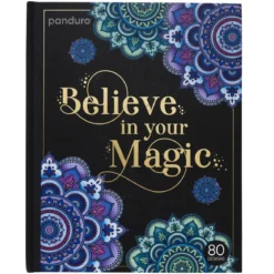 Malebok Believe in your magic, 20×25 cm, 40 ark / 80 motiv