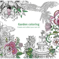 Malebok - Garden Coloring