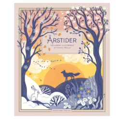 Malebok Årstider, illustrert av Maria Trolle, 85 sider, 22×23 cm