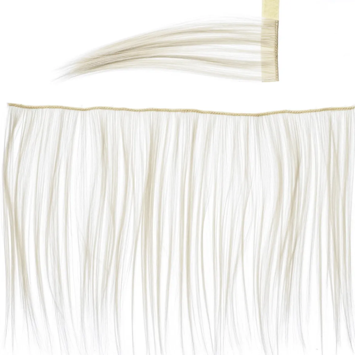 Man hale kit kjepphest beige – 44×25 cm lang man og luggremse + hale