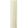 Messingrør, 30 cm lengde. 9 stk. i 3 ulike tykkelser Ø2, 3, 4 mm