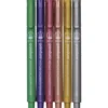 Metallicpenner med kalligrafispisser 0,5–3 mm skrivebredde, 6-pakning
