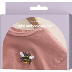 Mini broderisett sommerinsekter – alt for å brodere 8 ulike insekter på klærne dine