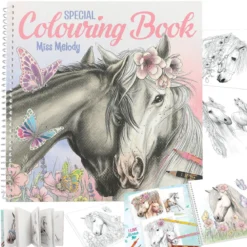 Miss Melody Special Malebok - 20 nydelige hestemotiver