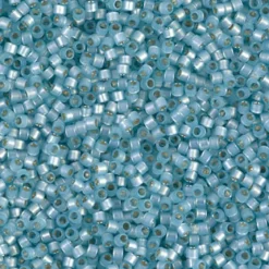MIYUKI Delica 11/0 aqua gl 5 g – DB0628 Silver Lined Light Aqua Alabaster