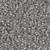 MIYUKI Delica 11/0 grå glans 5 g – DB0251 Galvanized Grey Luster