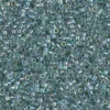 MIYUKI Delica 11/0 klar 5 g – DB0084 Lined Light Seafoam Crystal
