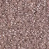 MIYUKI Delica 11/0 moldvarp 5 g – DB0256 Lined Crystal Taupe