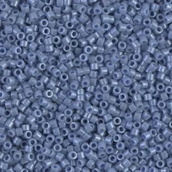 MIYUKI Delica 11/0 mørk blå 5 g – DB0266 Opaque Denim Blue Luster