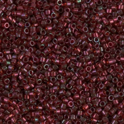 MIYUKI Delica 11/0 rød 5 g – DB0105 Garnet Gold Luster