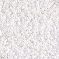 MIYUKI Delica 11/0 skimmer 5 g – DB0202 White Pearl AB