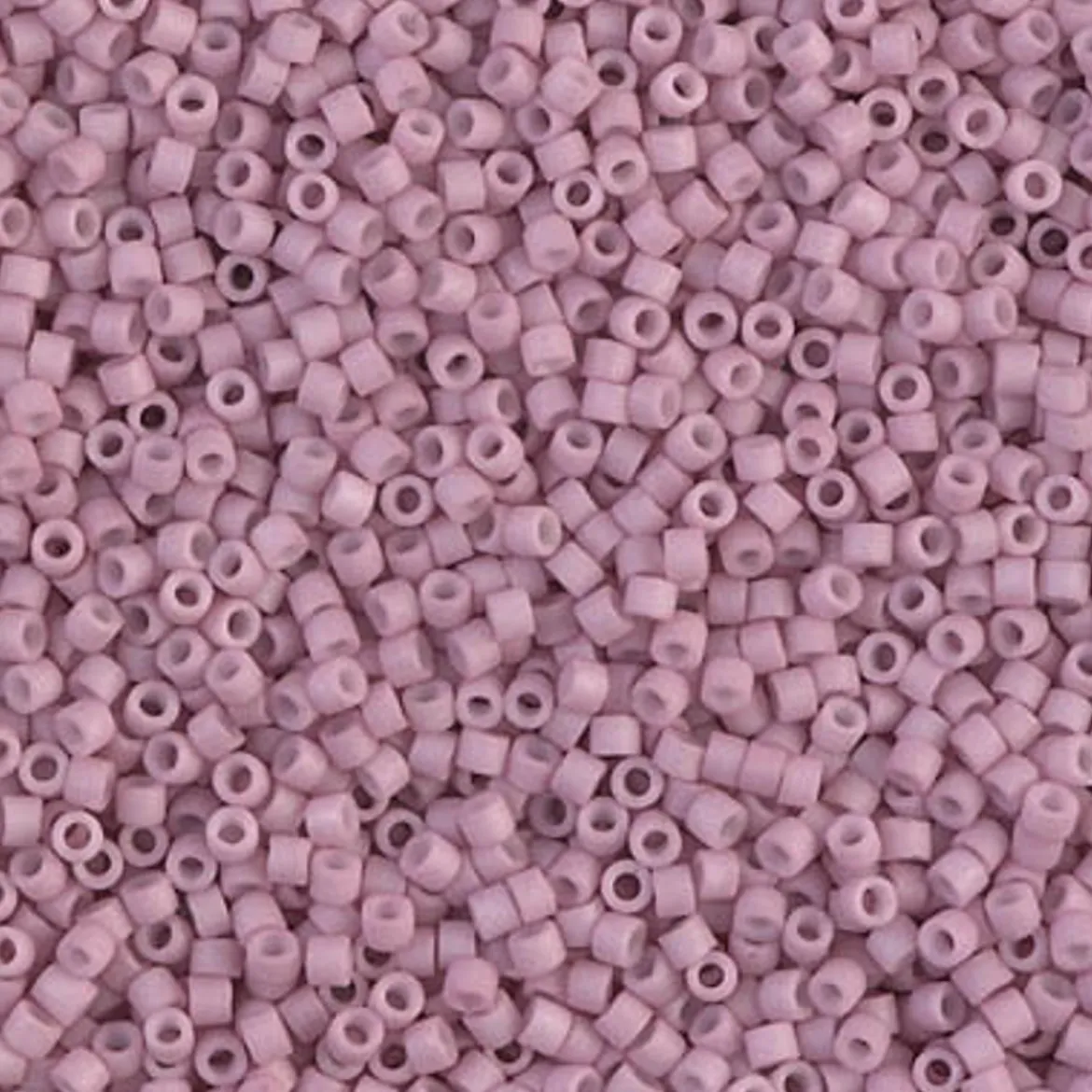 MIYUKI Delica 11/0 varmlilla 5 g – DB0355 Matted Opaque Rose