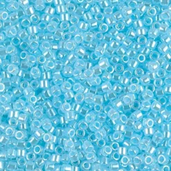 MIYUKI Delica aqua 5g – DBM0239 Lined Crystal Light Aqua