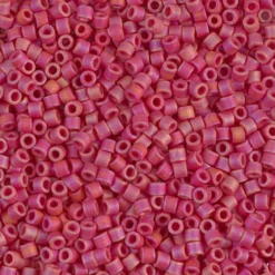 MIYUKI Delica rød 5g – DBM0874 Matted Opaque Red AB